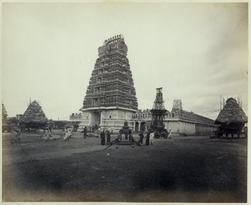 Hindu Temple in Trichinopoly - 1860's
