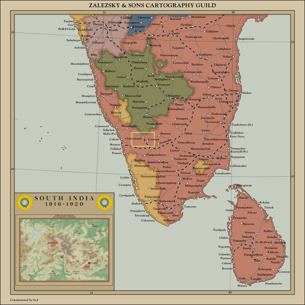 South India for StJ